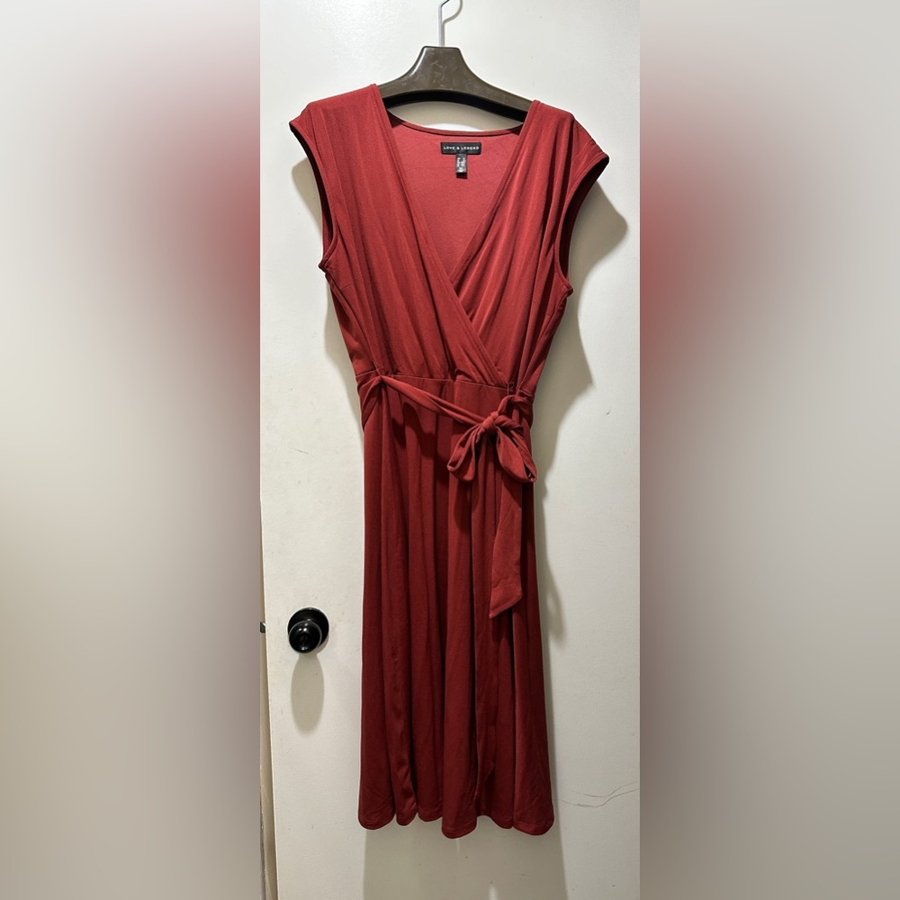 Love & Legend midi wrap dress